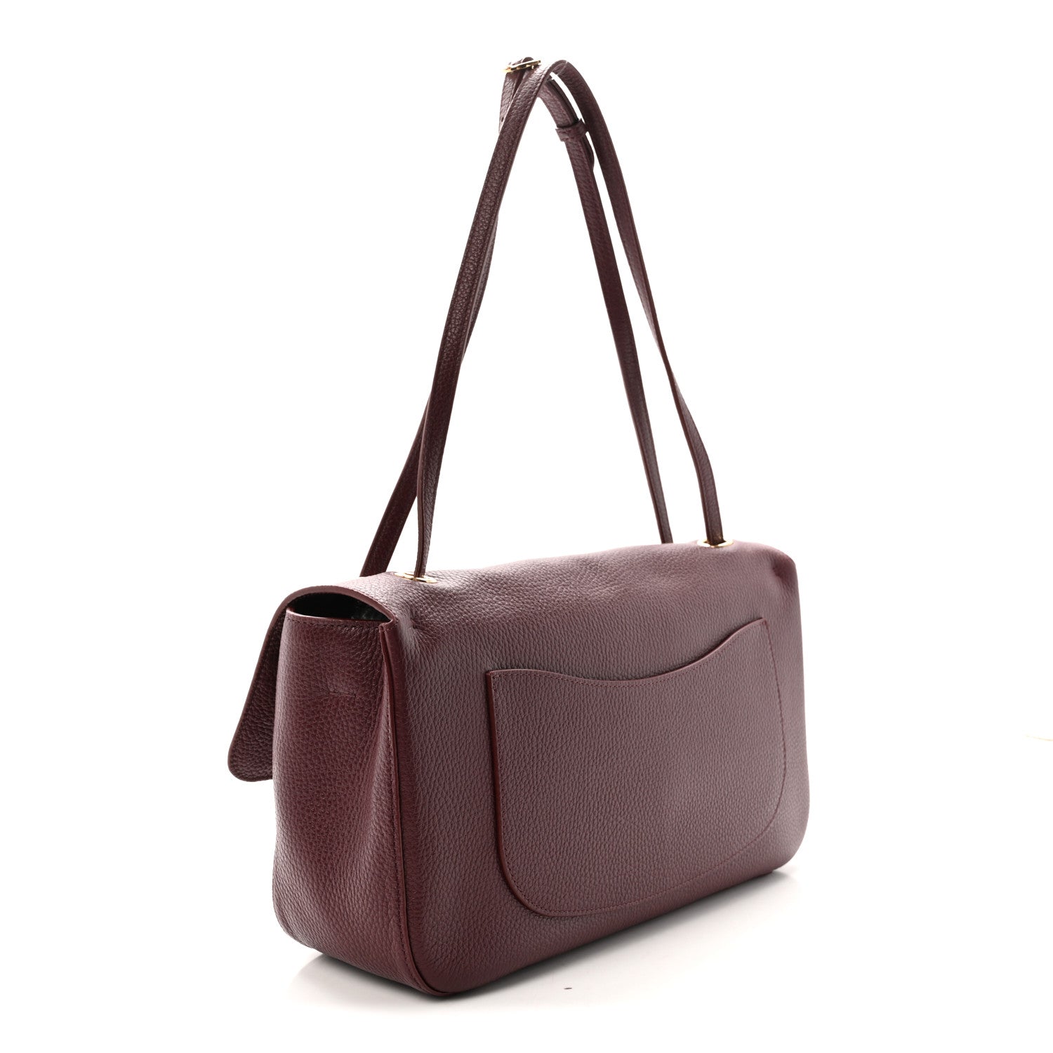 Chanel Grained Calfskin Small Souplissimo Maxi Flap Burgundy 3 of 11