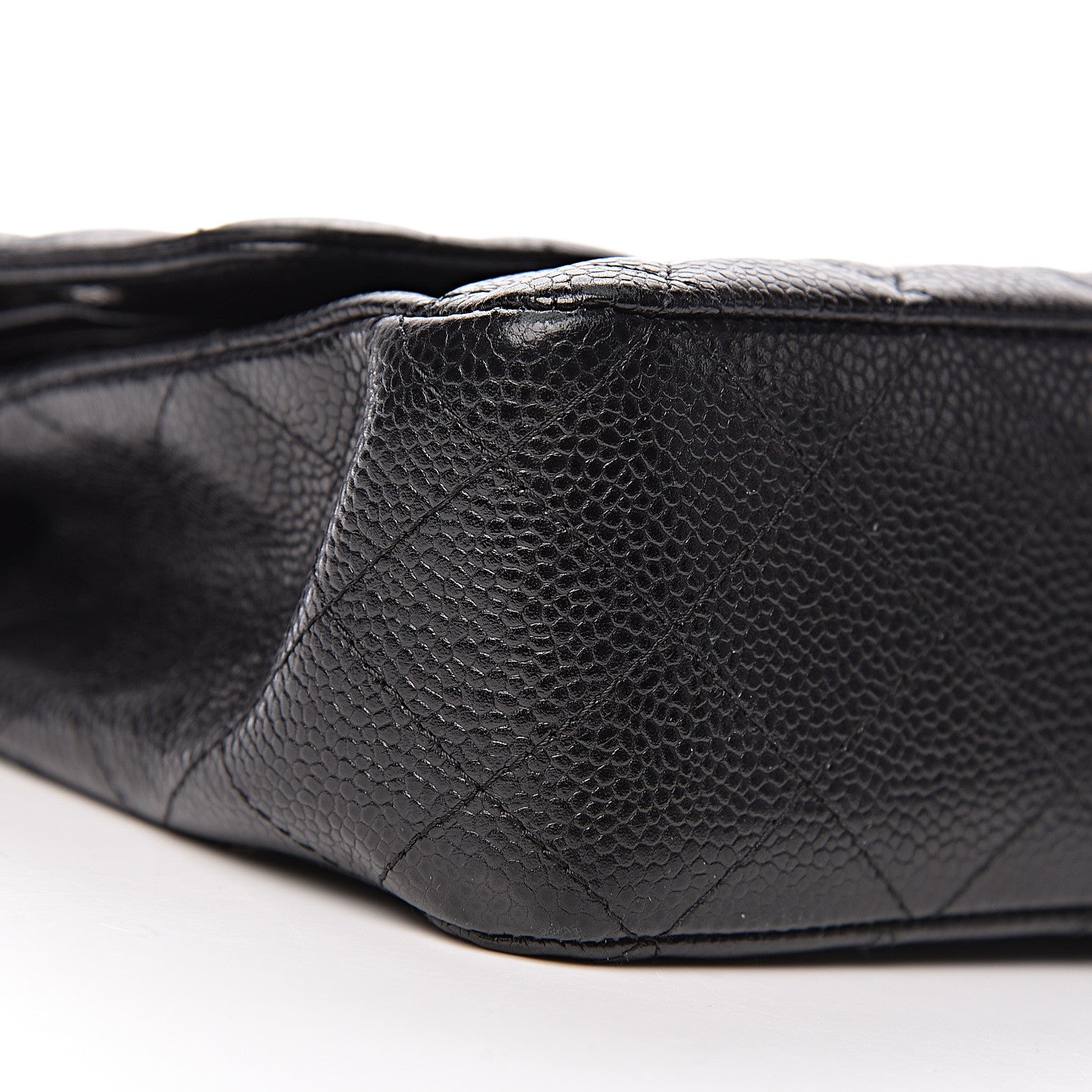 Chanel Caviar Quilted Medium Double Flap Black 9 of 13