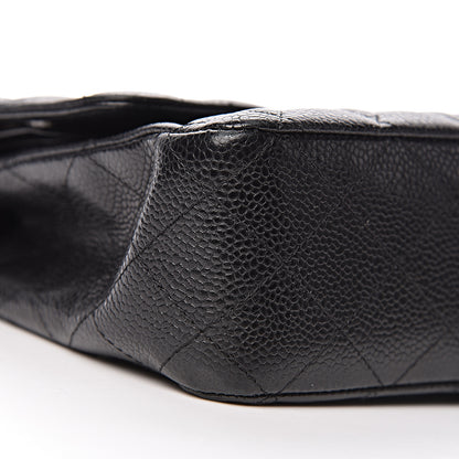 Chanel Caviar Quilted Medium Double Flap Black 9 of 13