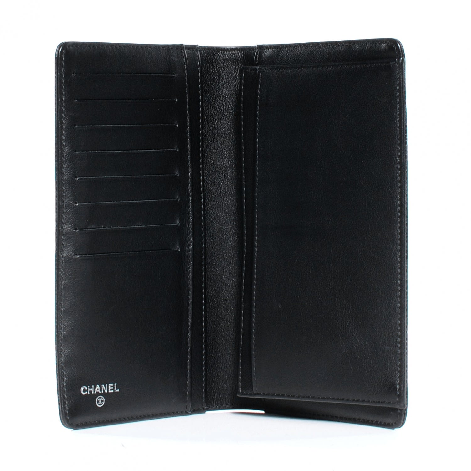 Chanel Caviar Yen CC Wallet Black 5 of 8