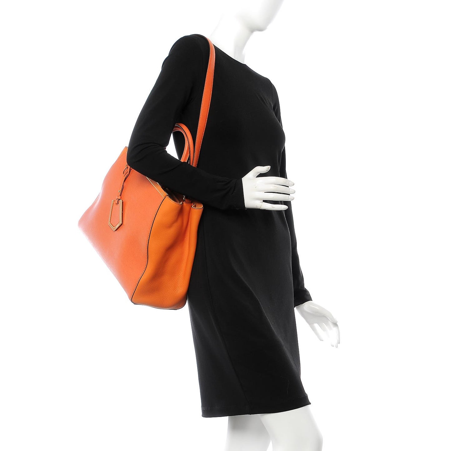 Vitello Elite Regular 2Jours Tote Arancio