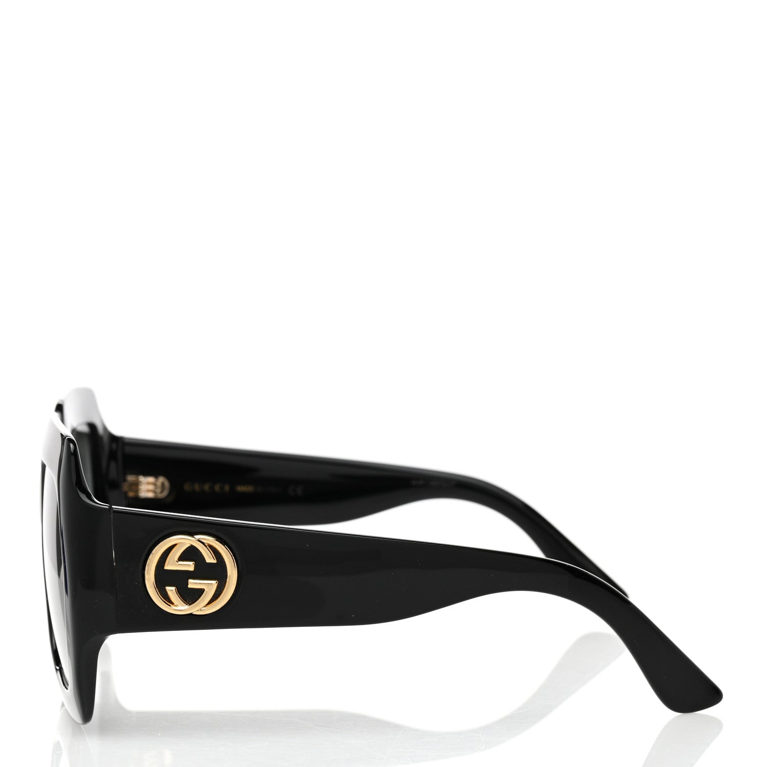 Gucci Acetate Square Frame Sunglasses GG0053S Black 3 of 8