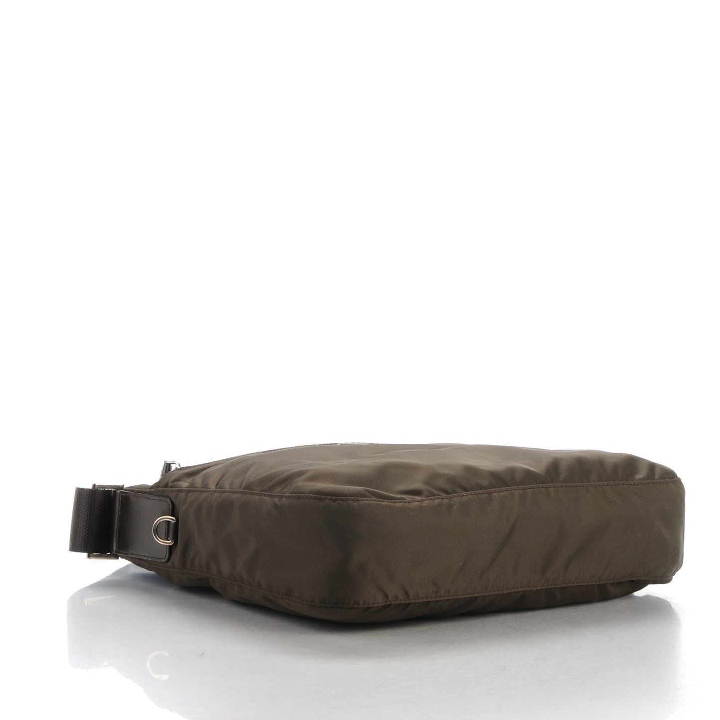 Nylon Vela Flat Messenger Bag Ebano