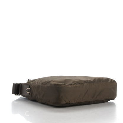 Prada Nylon Vela Flat Messenger Bag Ebano 4 of 7
