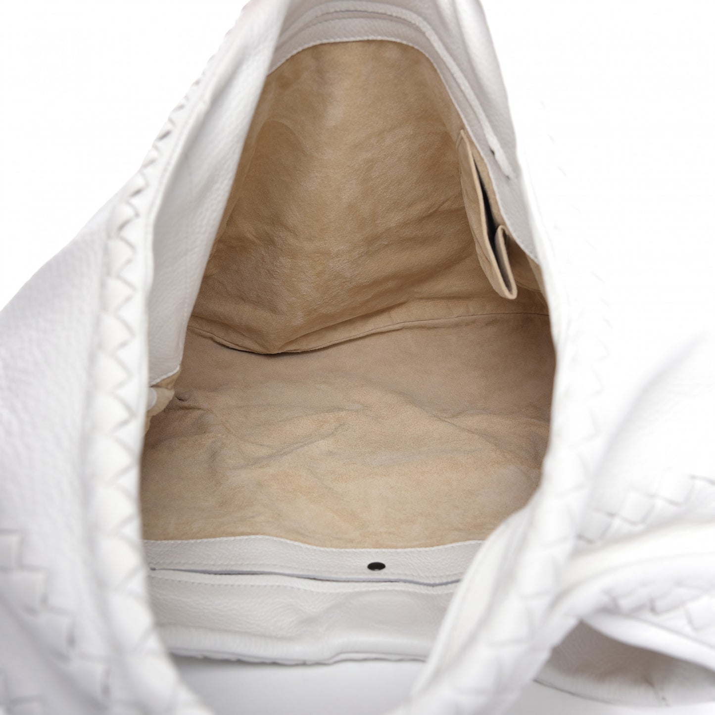 Cervo Deerskin Large Hobo White