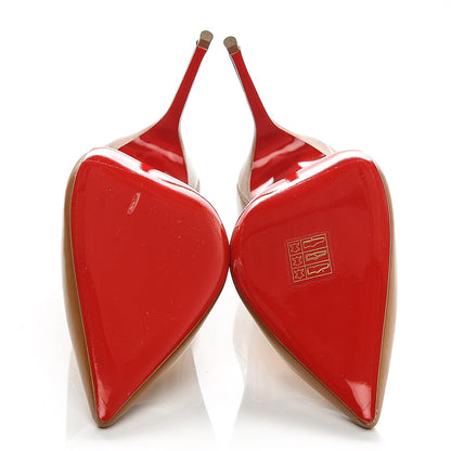 Christian Louboutin Kid Decollete 554 100 Pumps 39.5 Noisette 5 of 7
