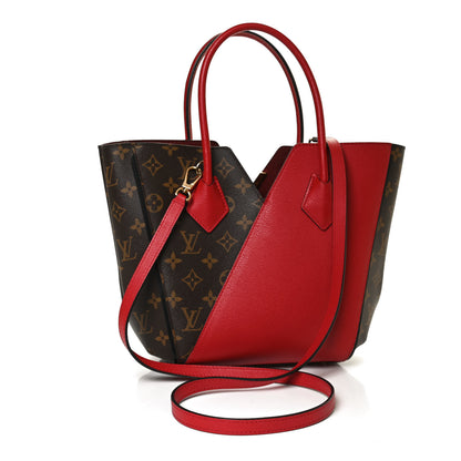 Louis Vuitton Calfskin Monogram Kimono Tote PM Cherry 3 of 10