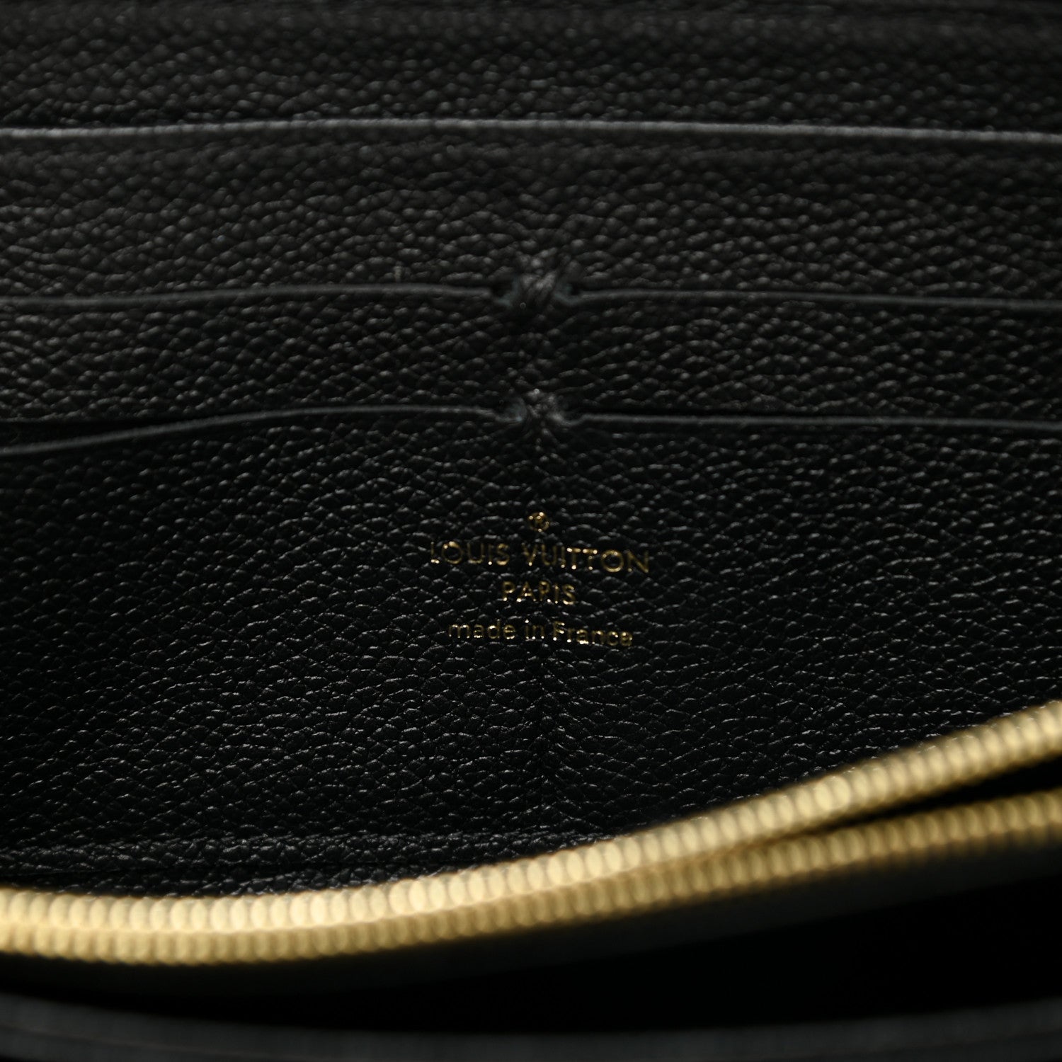 Louis Vuitton Empreinte Zippy Wallet Black 6 of 7