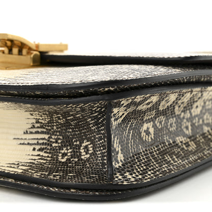Celine Lizard Medium Classic Box Flap Bag Natural 9 of 12