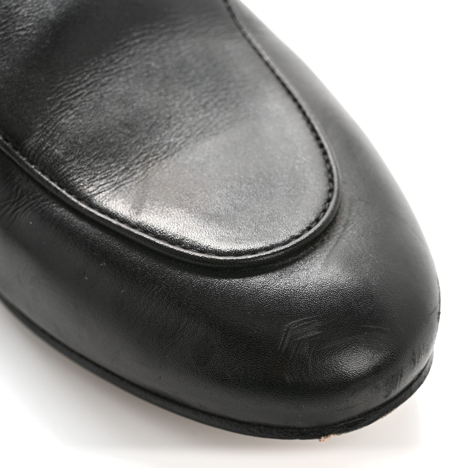 Gucci Calfskin Womens Princetown Slippers 38 Black 12 of 12