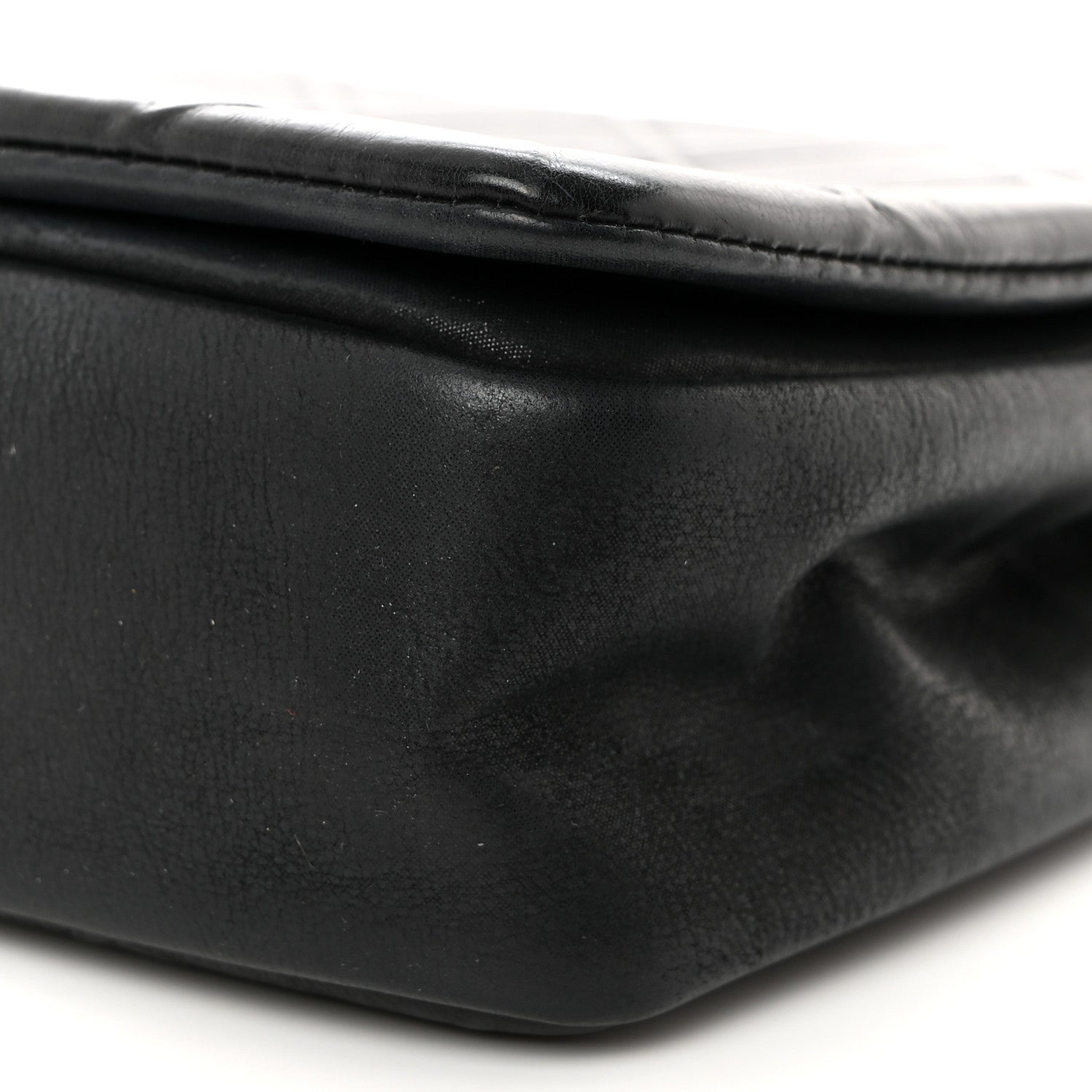Chanel Calfskin Diamond Embossed New Chic Flap Black 10 of 10