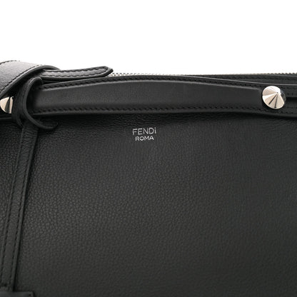 Fendi Vitello Dolce Large By The Way Boston Bag Black 8 of 10