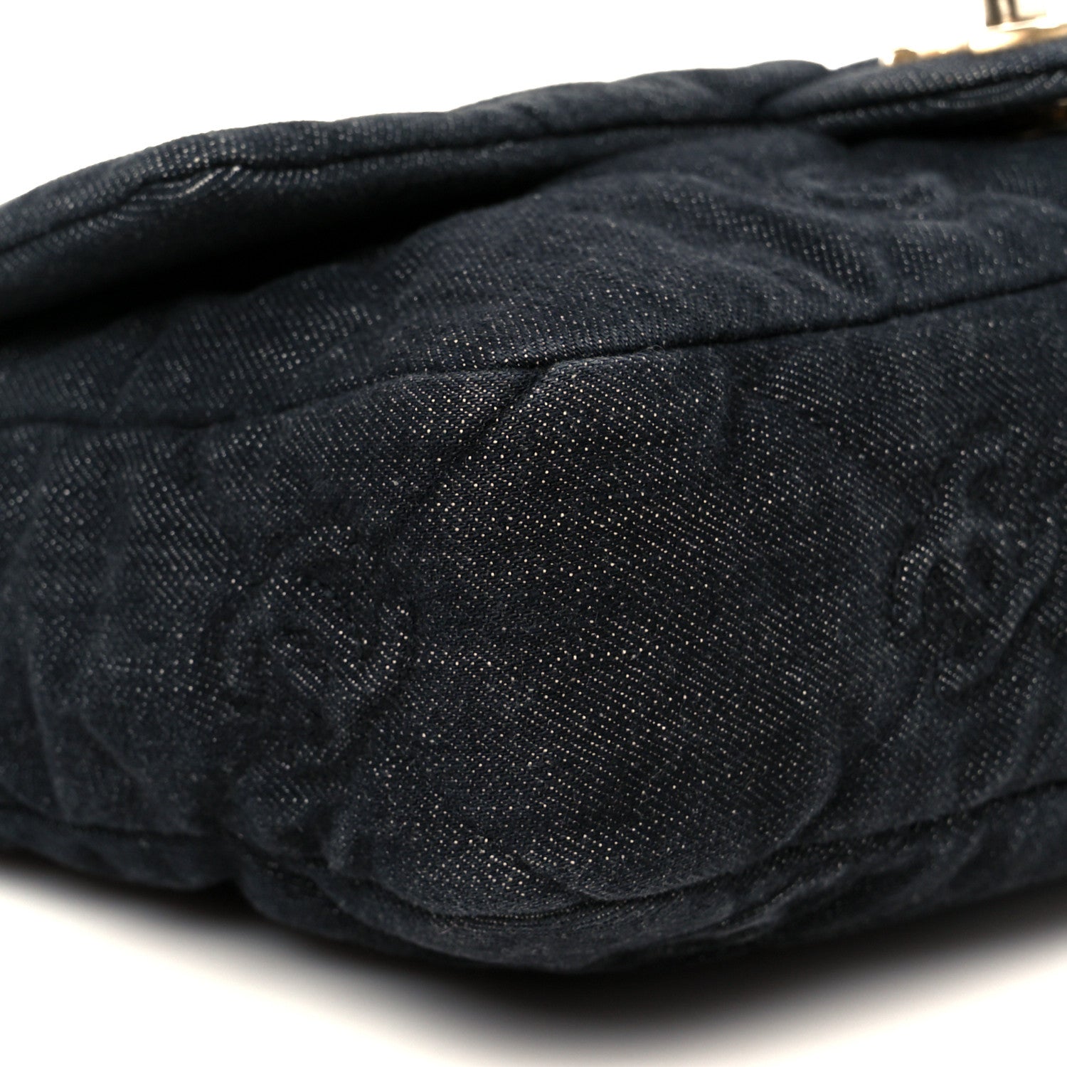 Chanel Denim Quilted Medium Funky Town Flap Black 10 of 12