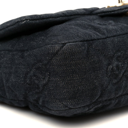 Chanel Denim Quilted Medium Funky Town Flap Black 10 of 12