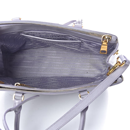 Prada Saffiano Small Galleria Double Zip Tote Glicine 5 of 13