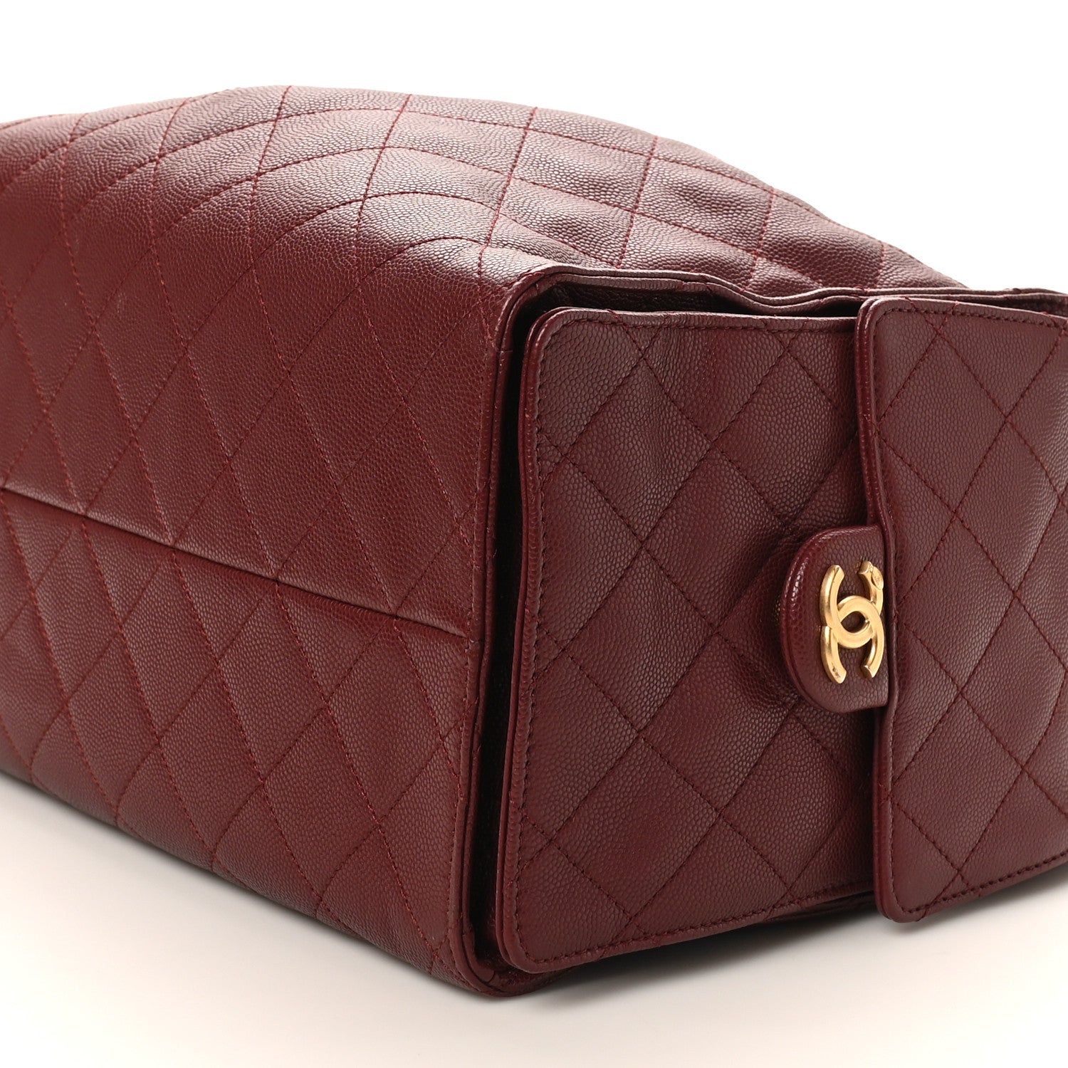 Chanel Caviar Quilted Medium Chanel 25 Handbag Burgundy 11 of 11