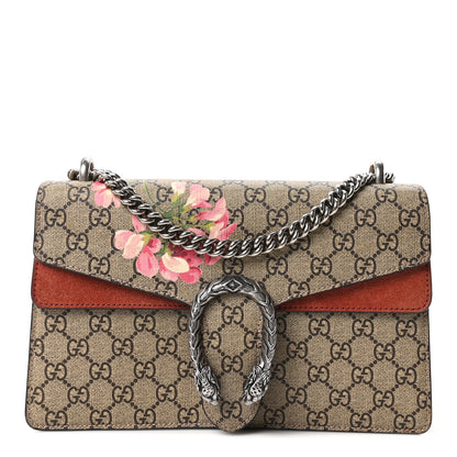 Gucci GG Supreme Monogram Blooms Small Dionysus Shoulder Bag Beige Multicolor Dry Rose 1 of 10