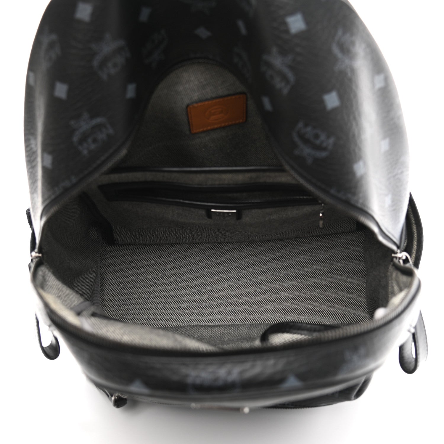 MCM Visetos Medium Stark Backpack Black 5 of 12