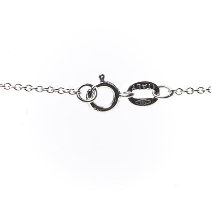 Mikimoto 14K White Gold Diamond Akoya Pearl Heart Drop Pendant Necklace 4 of 4