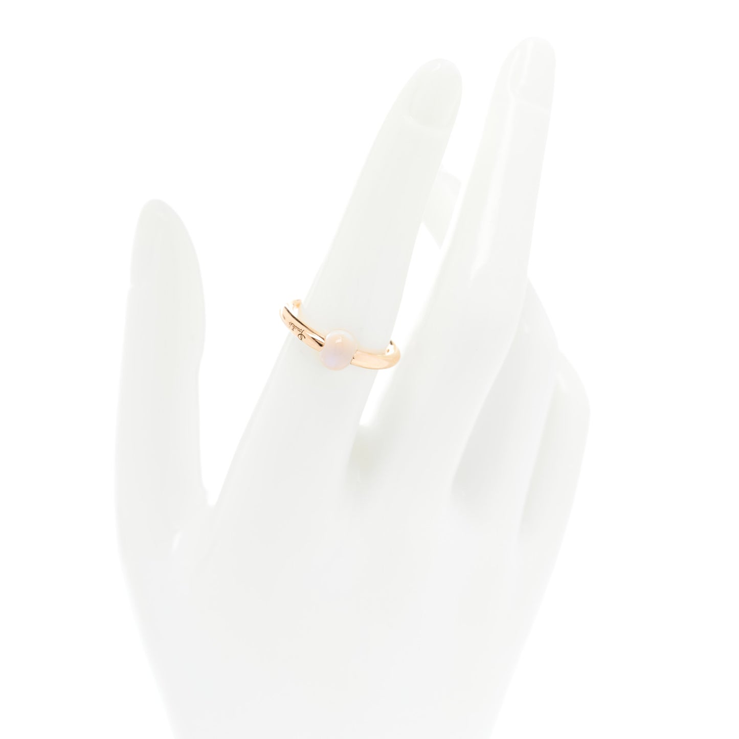 18K Rose Gold Adularia M'Ama Non M'Ama Ring 52 6