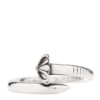 Chrome Hearts Sterling Silver Cross Ball Nail Ring 60 9 1 of 7