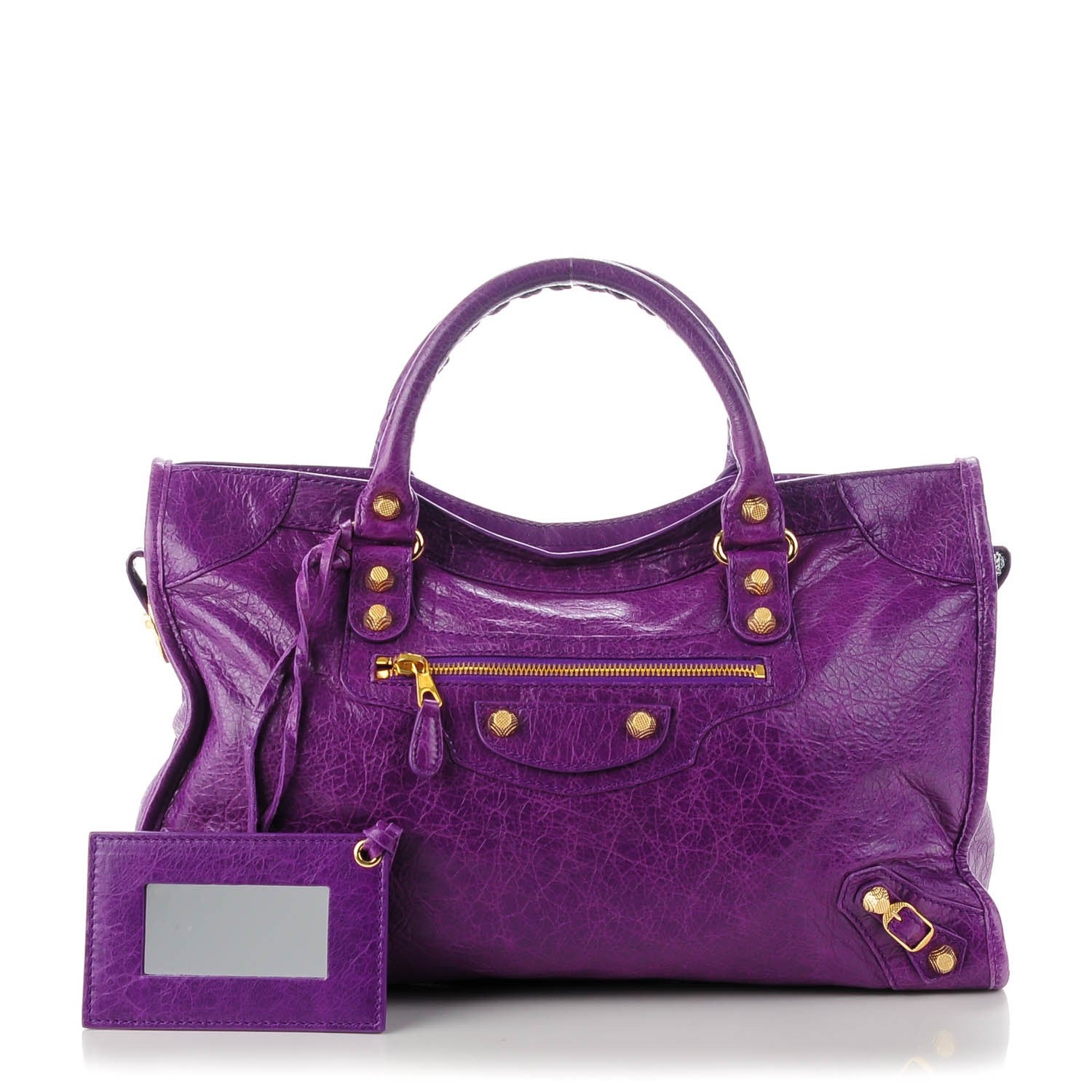 Balenciaga Agneau Giant 12 Gold Hardware City Ultraviolet 1 of 7