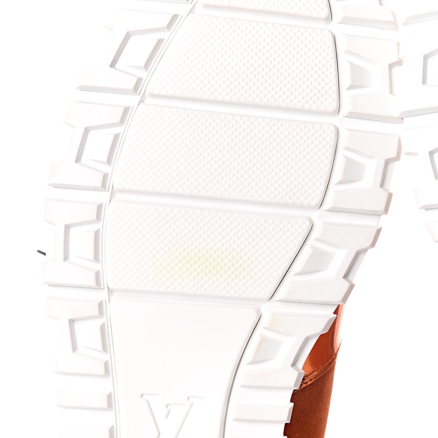 Metallic Patent Suede Run Away Sneakers 9 Orange