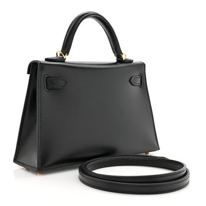 Hermes Box Mini Kelly Sellier 20 Black 3 of 11