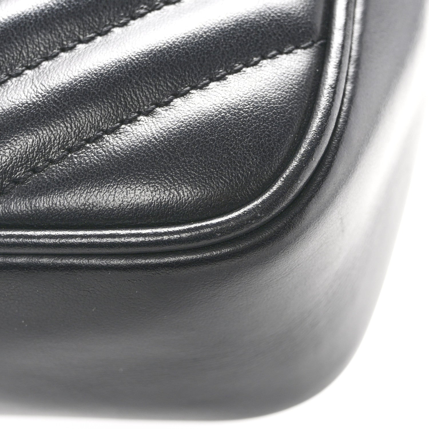 Saint Laurent Calfskin Matelasse Monogram Monochrome Lou Camera Bag Black 12 of 12
