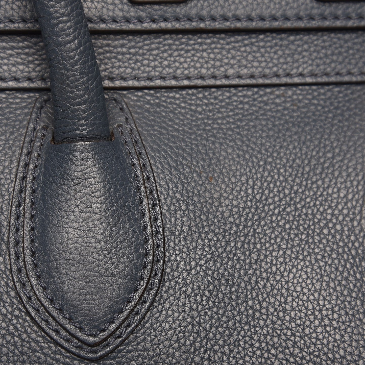 Drummed Calfskin Mini Luggage Orage