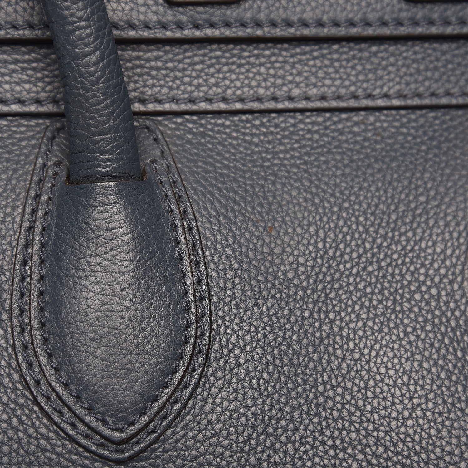 Celine Drummed Calfskin Mini Luggage Orage 12 of 12