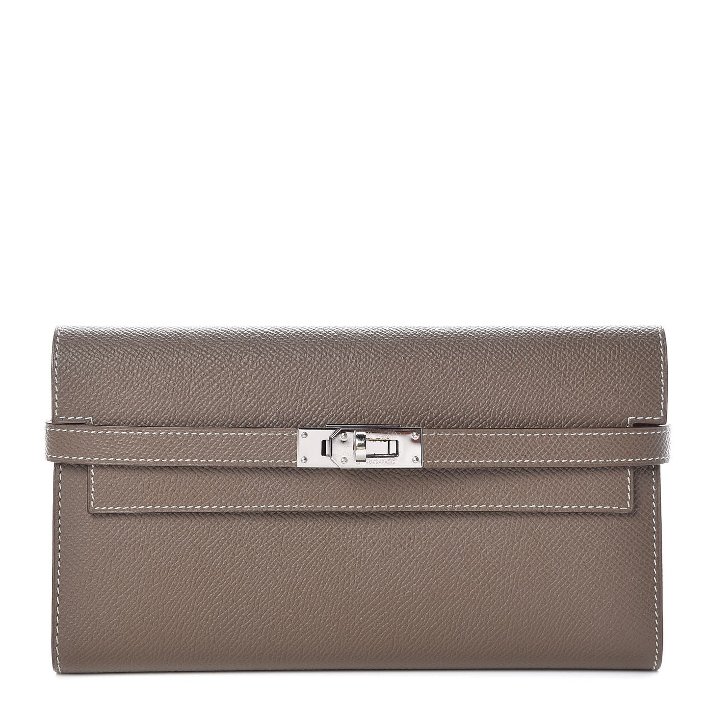 Epsom Kelly Longue Wallet Etoupe