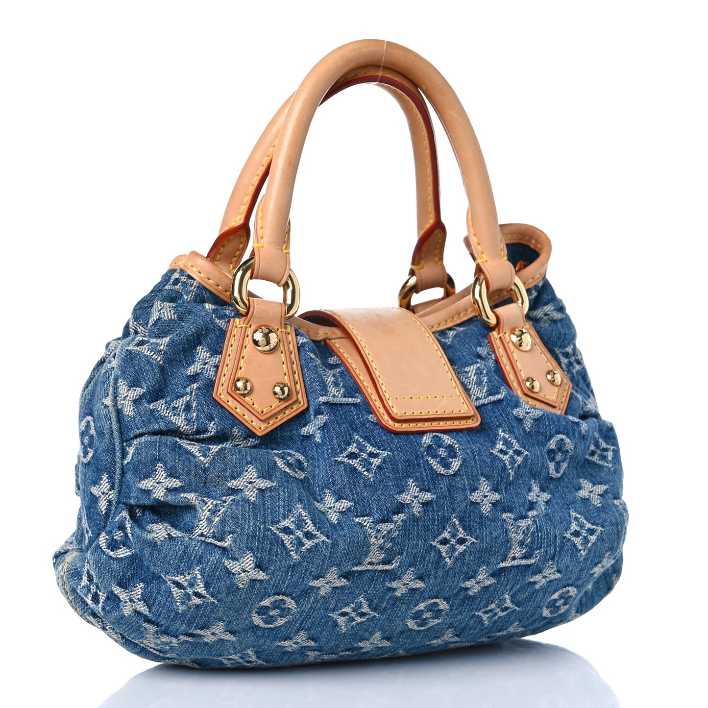 Monogram Denim Pleaty Blue