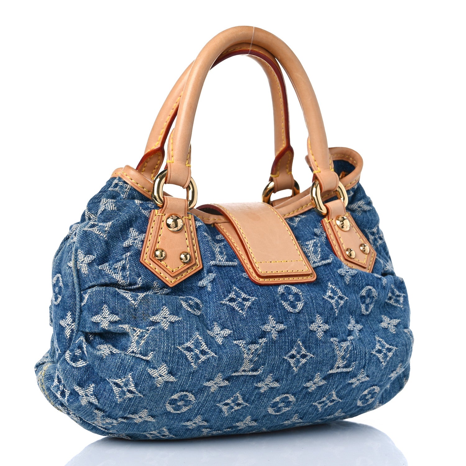 Louis Vuitton Monogram Denim Pleaty Blue 2 of 7