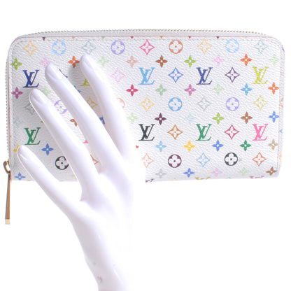 Louis Vuitton Monogram Multicolor Zippy Wallet White 2 of 7