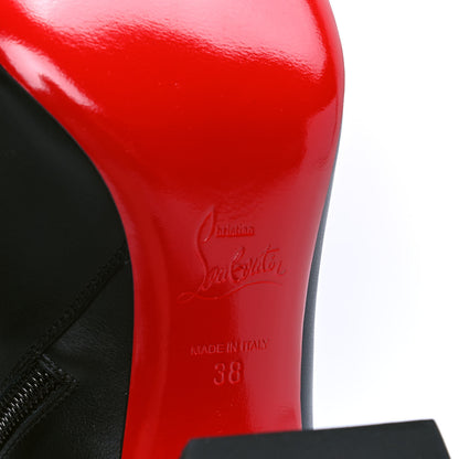 Christian Louboutin Calfskin Turela 85 Ankle Boots 38 Black 5 of 5