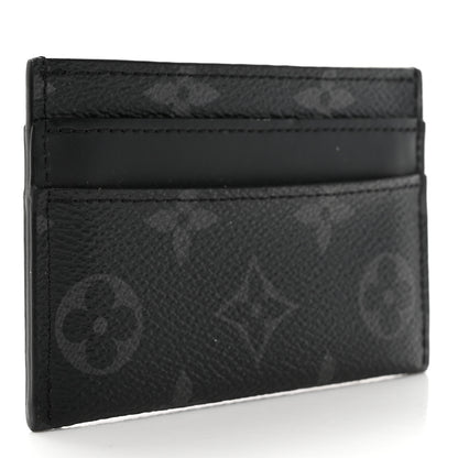 Louis Vuitton Monogram Eclipse Porte-Cartes Double Card Holder 3 of 8