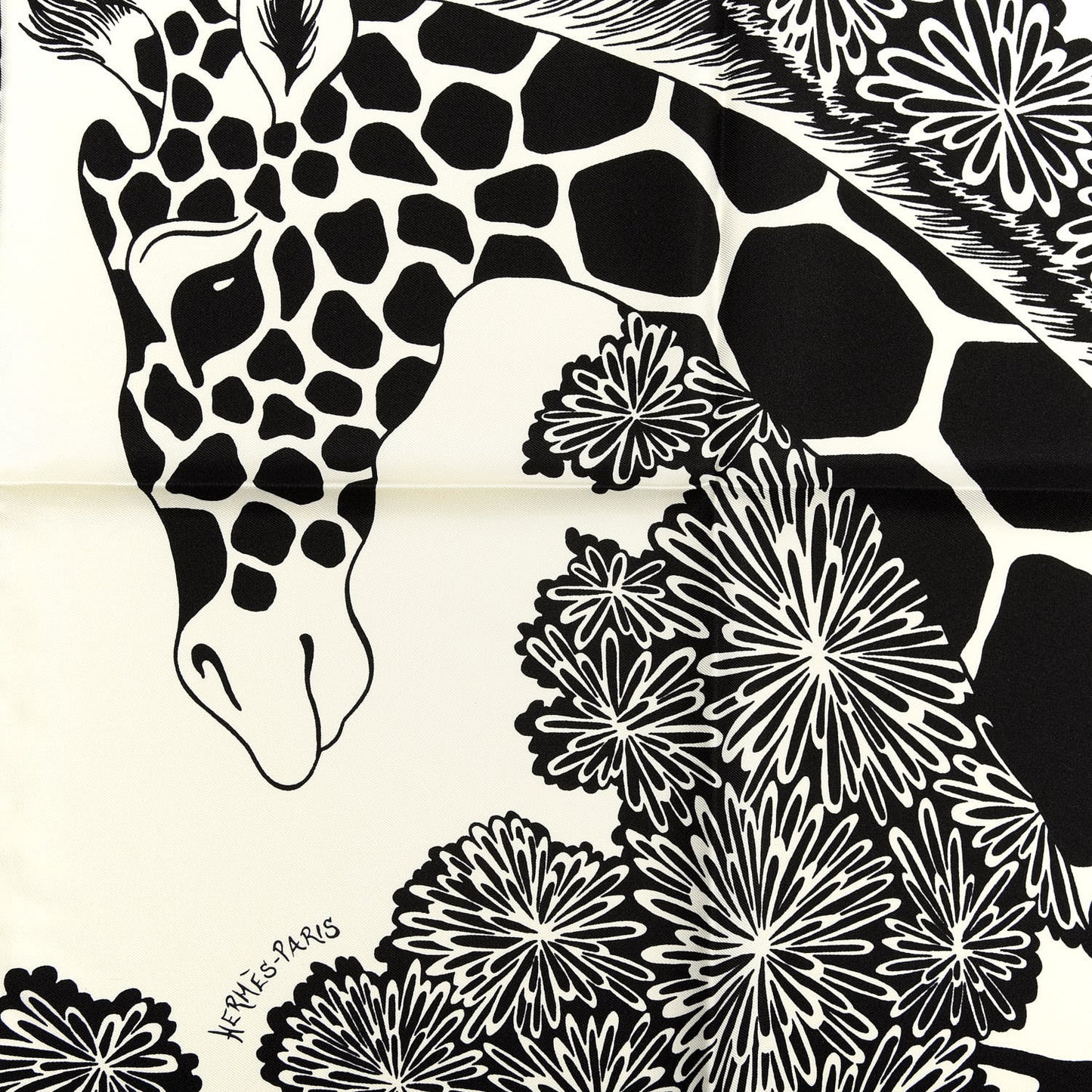 Silk The Three Graces Zoom Scarf 45 Blanc Casse Black