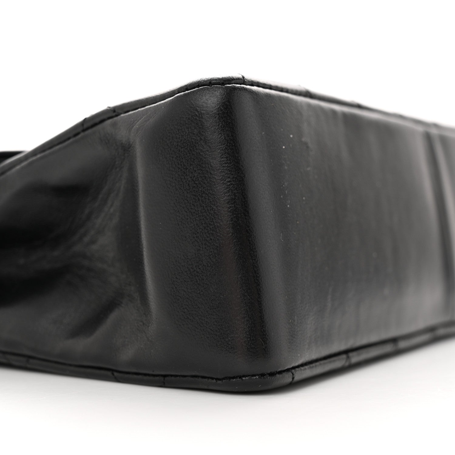 Chanel Lambskin Quilted Medium Single Flap Black 10 of 18