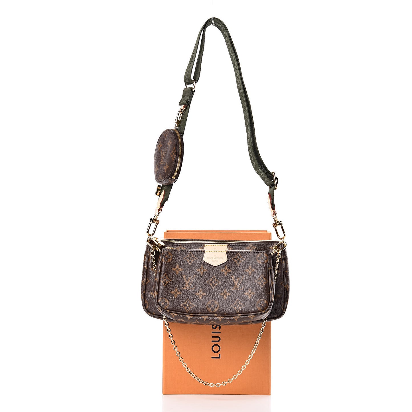 Monogram Multi Pochette Accessories Kaki