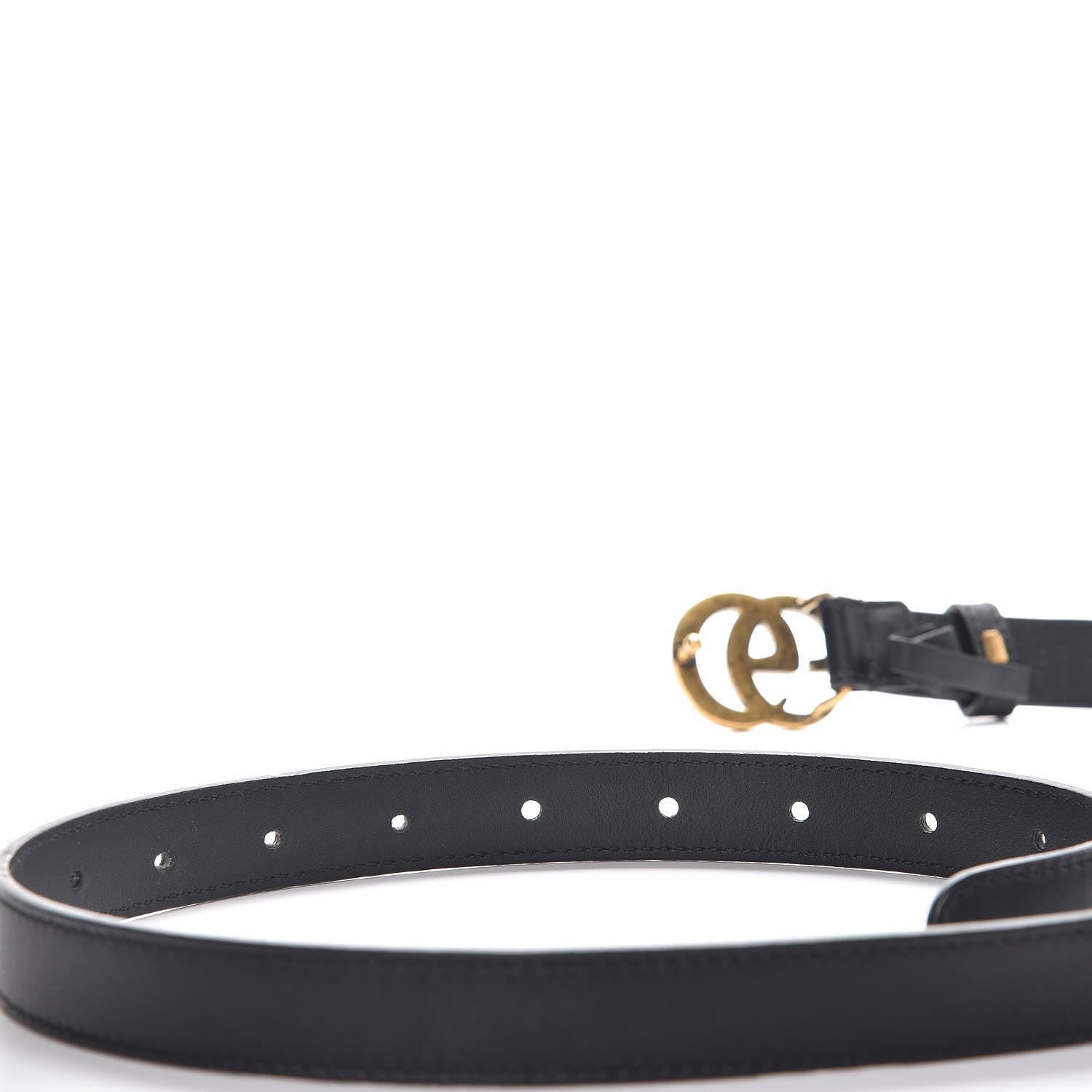 Gucci Calfskin Double G 20mm Belt 90 36 Black 5 of 5