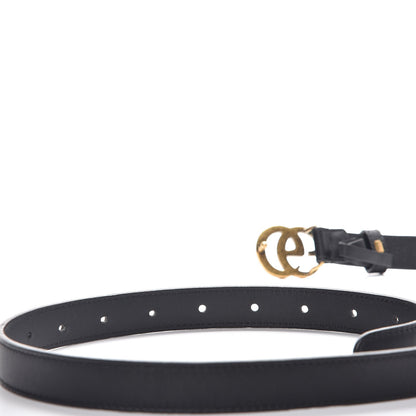 Gucci Calfskin Double G 20mm Belt 90 36 Black 5 of 5