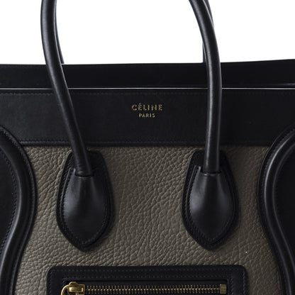 Celine Bullhide Calfskin Nubuck Micro Tri-Color Luggage Amber 13 of 13