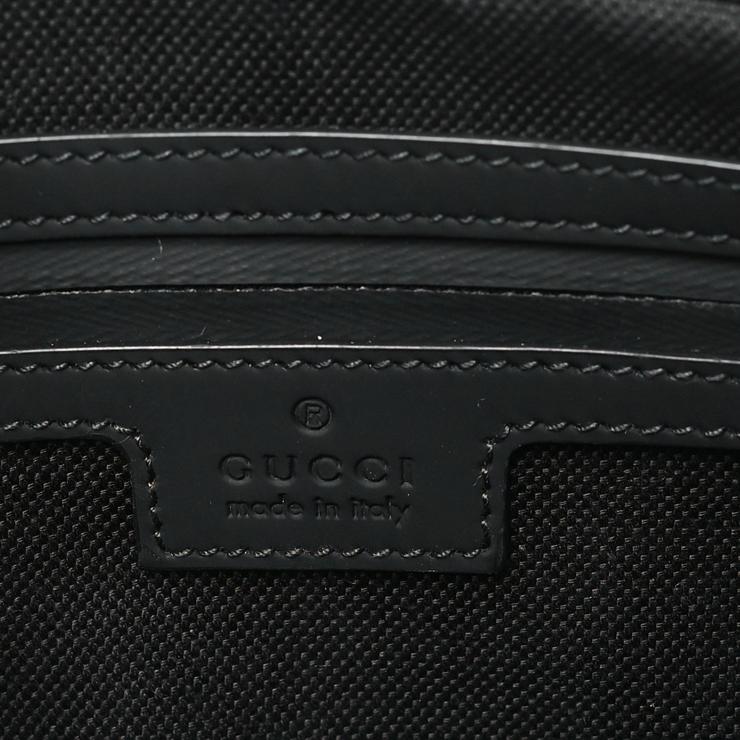 Gucci Rubber Effect Monogram GG Crossbody Bag Black 6 of 10