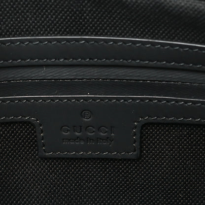 Gucci Rubber Effect Monogram GG Crossbody Bag Black 6 of 10