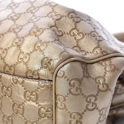 Gucci Guccissima Medium Sukey Tote Champagne 17 of 20