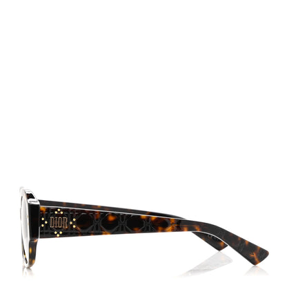Christian Dior Acetate Cannage Lady Dior Studs 5 Sunglasses Havana 3 of 10