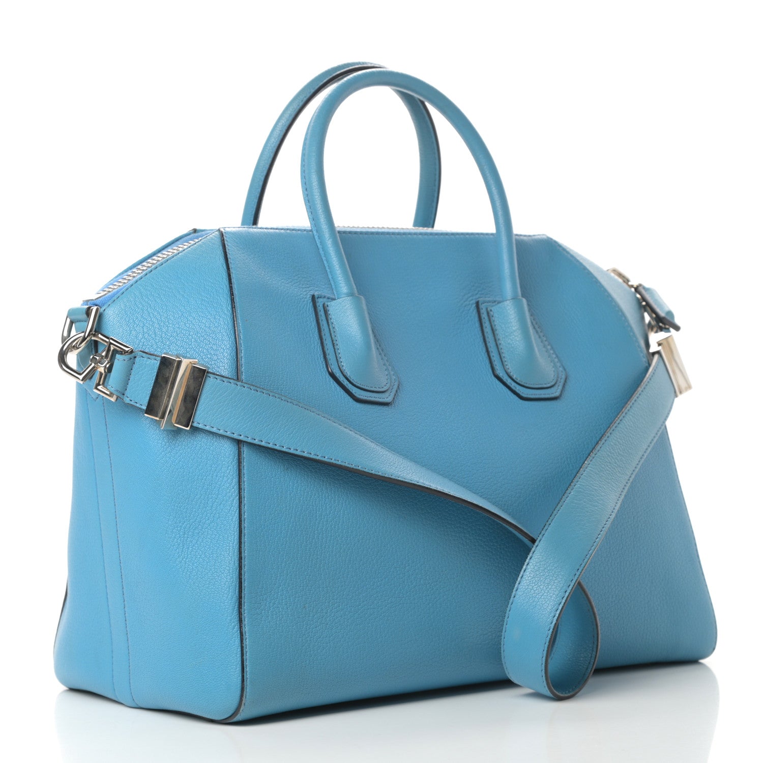 Givenchy Sugar Goatskin Medium Antigona Medium Blue 3 of 16
