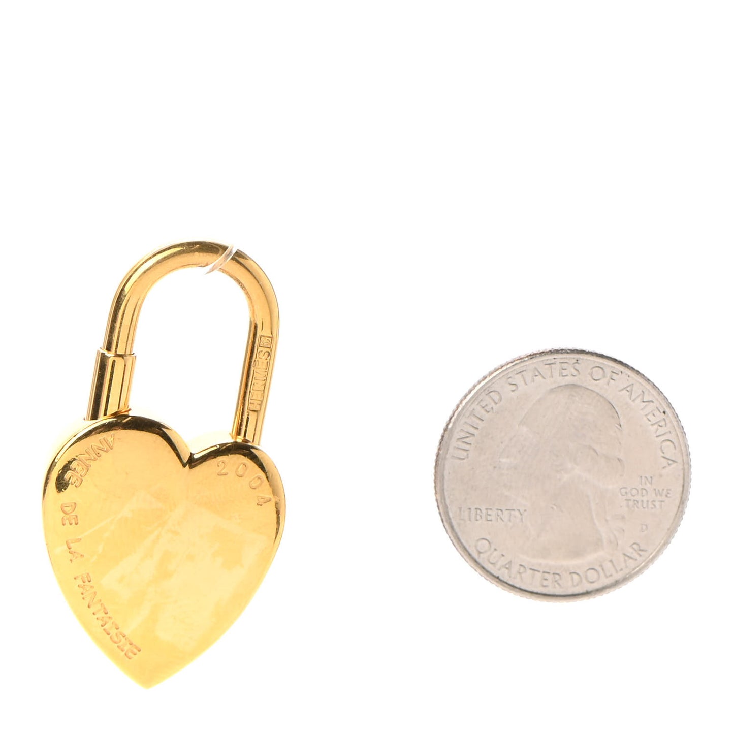 Annee De La Fantaisie Heart Cadena Lock Gold