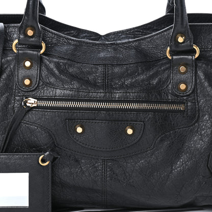 Balenciaga Agneau Classic Gold Hardware Part Time Black 7 of 9